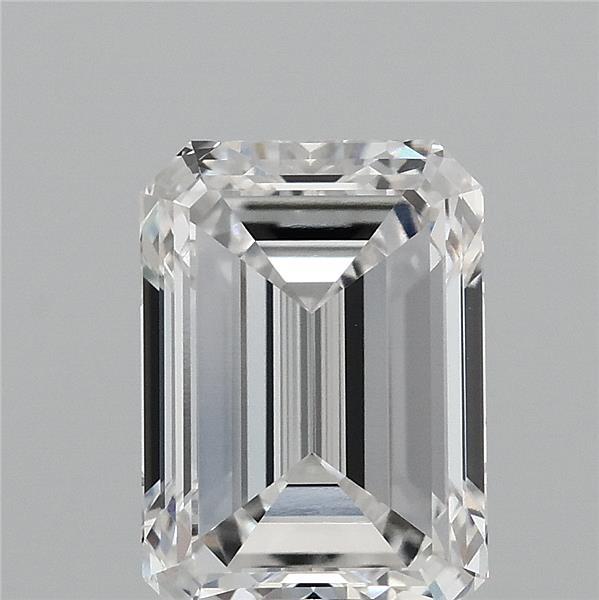 3.00 Carat Emerald Shaped, Ideal Cut, E Color, VVS1 Clarity, IGI Certified Lab Grown Diamond