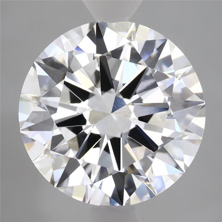 4.68 Carat Round Shaped, Excellent Cut, D Color, VVS2 Clarity, IGI Certified Lab Grown Diamond