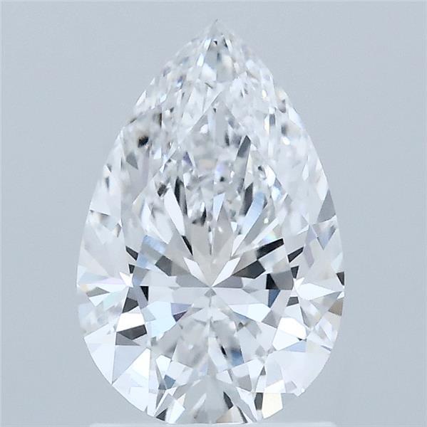 1.50 Carat Pear Shaped, Ideal Cut, D Color, VVS2 Clarity, IGI Certified Lab Grown Diamond