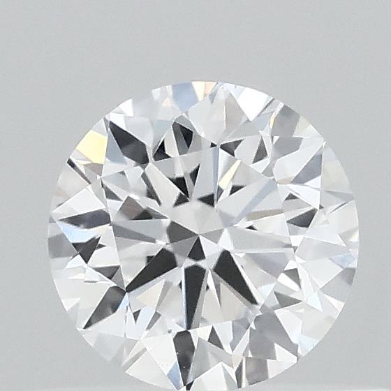 0.44 Carat Round Shaped, Very Good Cut, D Color, VVS2 Clarity, IGI Certified Lab Grown Diamond