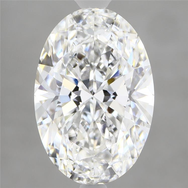 4.00 Carat Oval Shaped, Ideal Cut, D Color, VVS2 Clarity, IGI Certified Lab Grown Diamond