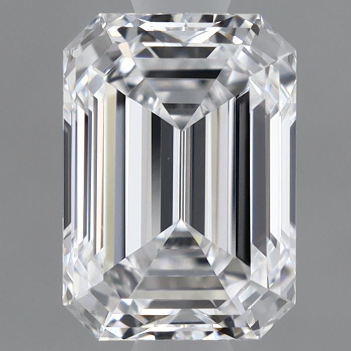 1.04 Carat Emerald Shaped, Ideal Cut, D Color, IF Clarity, IGI Certified Lab Grown Diamond