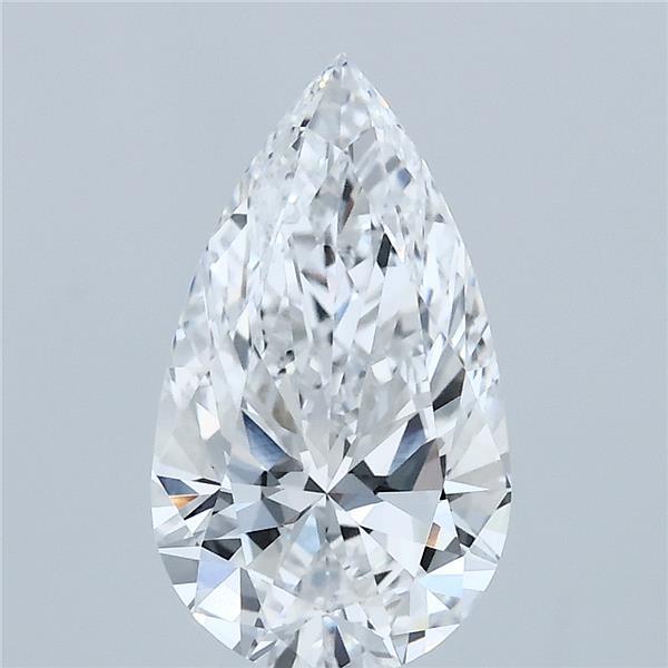 1.98 Carat Pear Shaped, Ideal Cut, D Color, VVS2 Clarity, IGI Certified Lab Grown Diamond