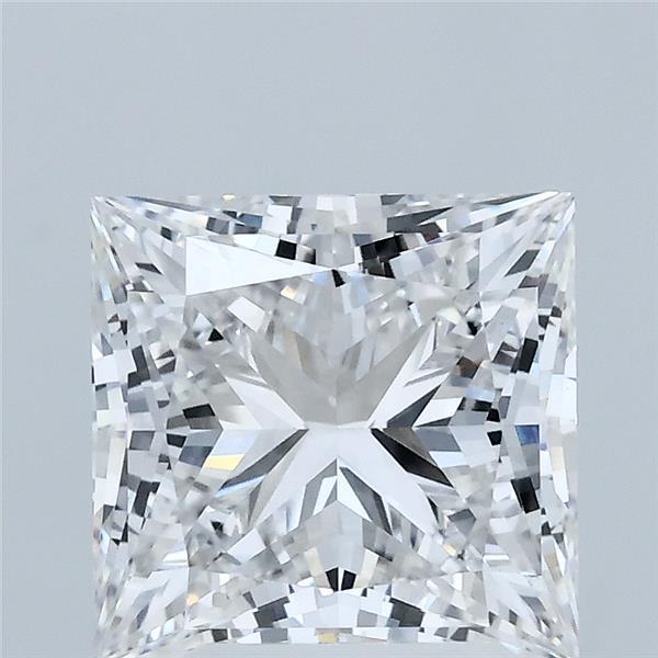 3.00 Carat Princess Shaped, Ideal Cut, E Color, VS1 Clarity, IGI Certified Lab Grown Diamond