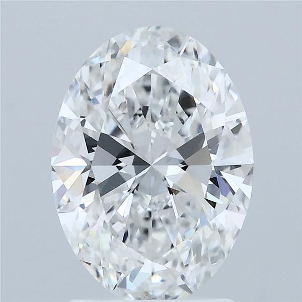 2.09 Carat Oval Shaped, Ideal Cut, D Color, VVS2 Clarity, IGI Certified Lab Grown Diamond