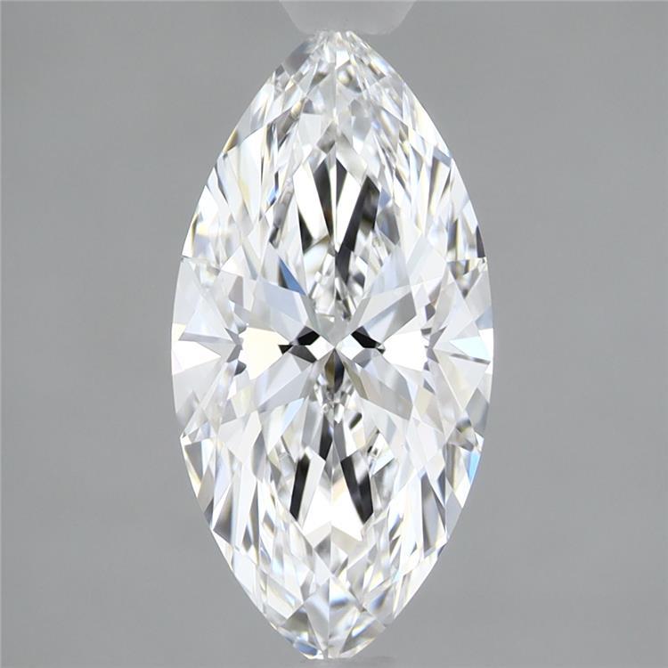 1.54 Carat Marquise Shaped, Ideal Cut, D Color, VVS2 Clarity, IGI Certified Lab Grown Diamond