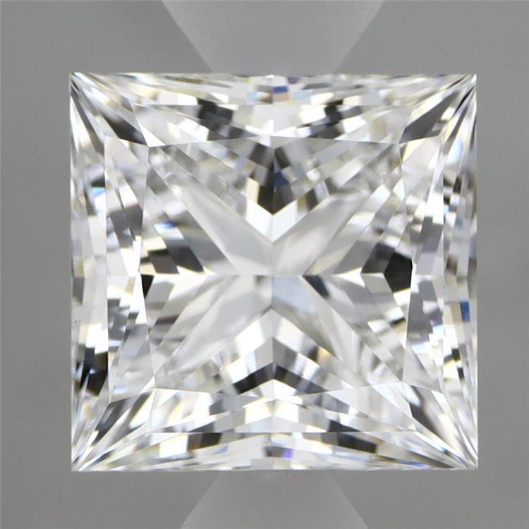 2.42 Carat Princess Shaped, Ideal Cut, E Color, VVS2 Clarity, IGI Certified Lab Grown Diamond