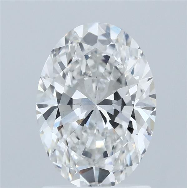 1.54 Carat Oval Shaped, Ideal Cut, E Color, VS2 Clarity, IGI Certified Lab Grown Diamond