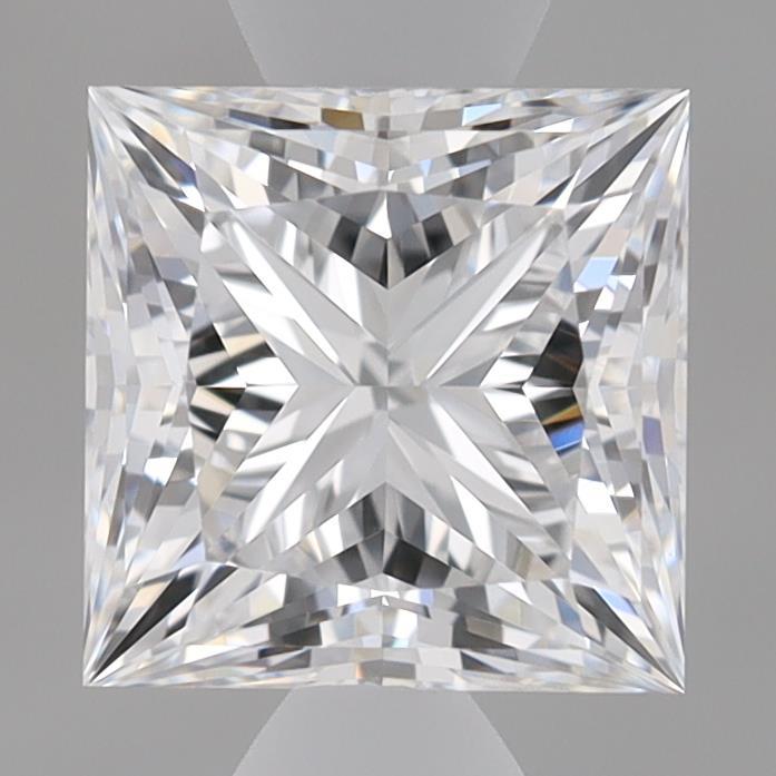 1.03 Carat Princess Shaped, Ideal Cut, D Color, IF Clarity, IGI Certified Lab Grown Diamond