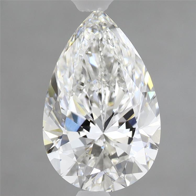 2.04 Carat Pear Shaped, Excellent Cut, E Color, VS1 Clarity, IGI Certified Lab Grown Diamond