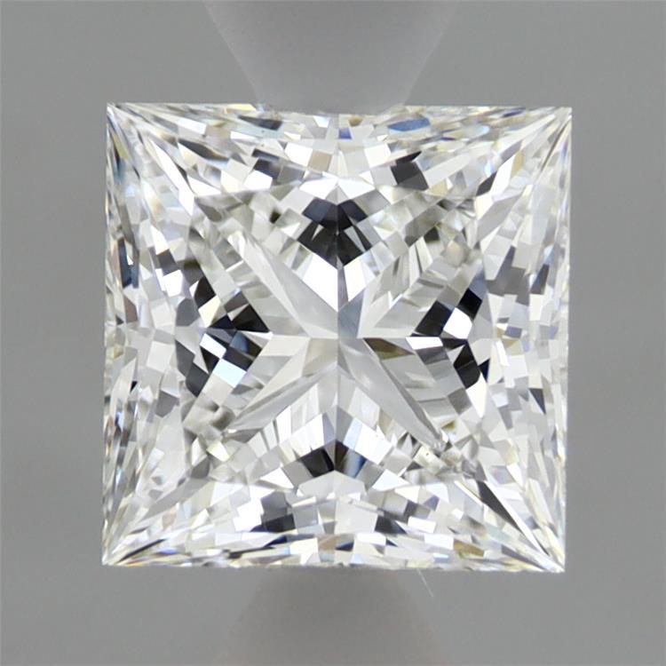 1.55 Carat Princess Shaped, Ideal Cut, E Color, VS1 Clarity, IGI Certified Lab Grown Diamond
