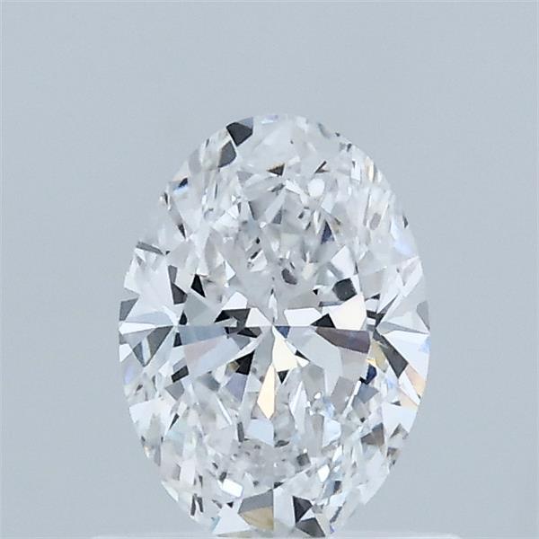 0.62 Carat Oval Shaped, Ideal Cut, D Color, VVS2 Clarity, IGI Certified Lab Grown Diamond