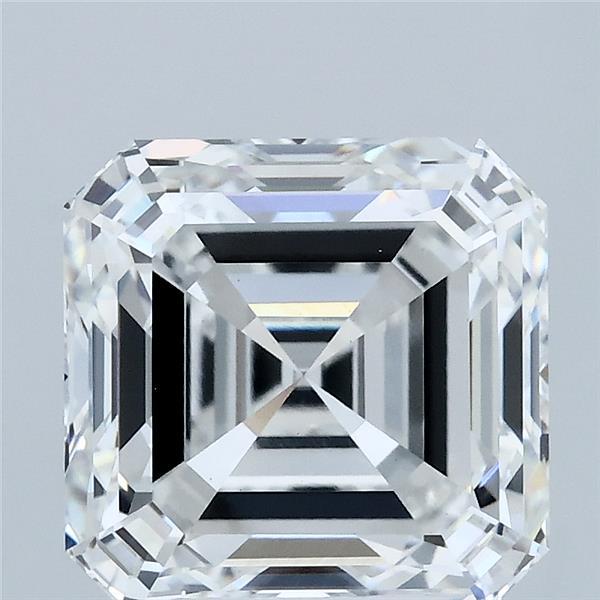 4.23 Carat Asscher Shaped, Ideal Cut, E Color, VVS2 Clarity, IGI Certified Lab Grown Diamond