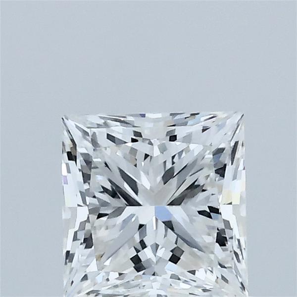 1.01 Carat Princess Shaped, Excellent Cut, E Color, VVS2 Clarity, IGI Certified Lab Grown Diamond