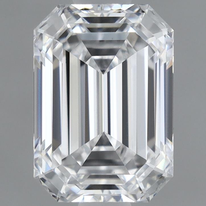 1.06 Carat Emerald Shaped, Ideal Cut, D Color, VS2 Clarity, IGI Certified Lab Grown Diamond
