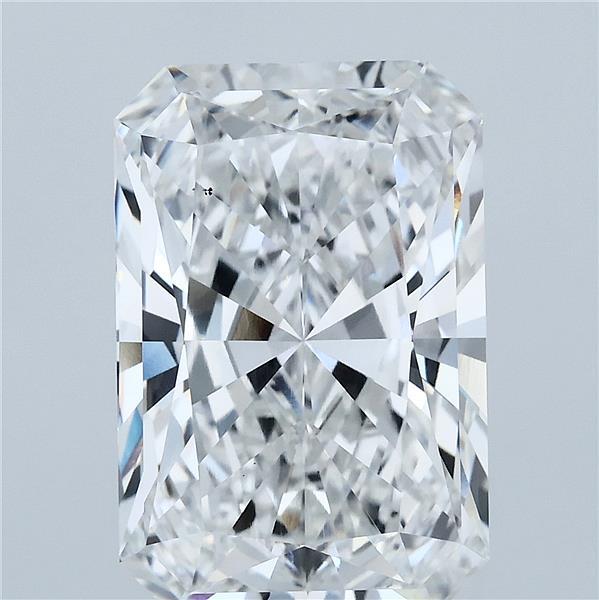 7.07 Carat Radiant Shaped, Ideal Cut, E Color, VS1 Clarity, IGI Certified Lab Grown Diamond