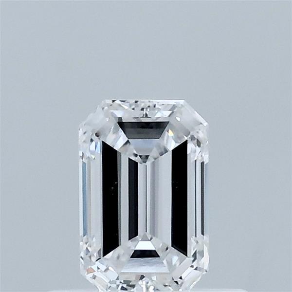 0.51 Carat Emerald Shaped, Very Good Cut, D Color, VS1 Clarity, IGI Certified Lab Grown Diamond