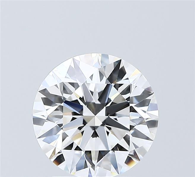 2.04 Carat Round Shaped, Ideal Cut, D Color, VVS2 Clarity, IGI Certified Lab Grown Diamond