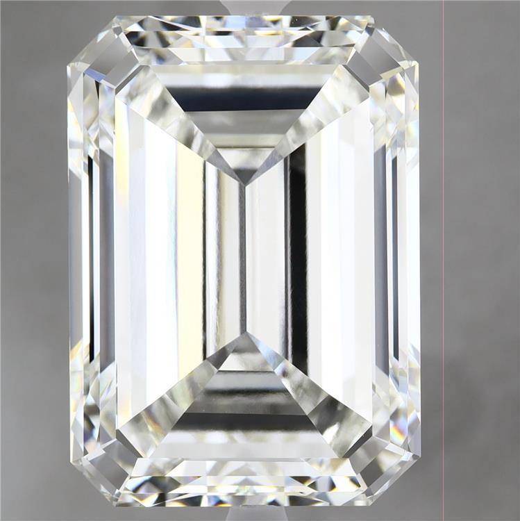 19.82 Carat Emerald Shaped, Excellent Cut, G Color, VVS2 Clarity, IGI Certified Lab Grown Diamond