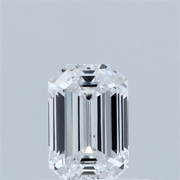 0.55 Carat Emerald Shaped, Ideal Cut, D Color, VS1 Clarity, IGI Certified Lab Grown Diamond