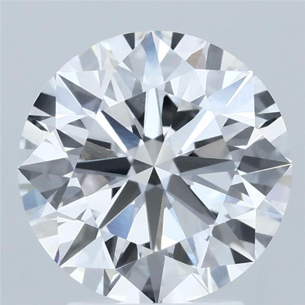 3.00 Carat Round Shaped, Excellent Cut, E Color, VVS2 Clarity, IGI Certified Lab Grown Diamond