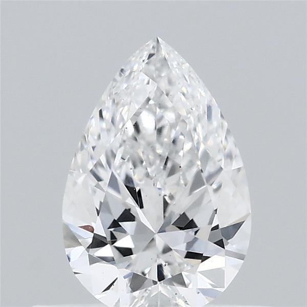 0.48 Carat Pear Shaped, Ideal Cut, D Color, VS2 Clarity, IGI Certified Lab Grown Diamond