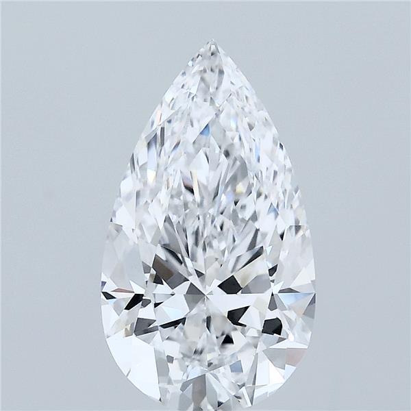 2.10 Carat Pear Shaped, Ideal Cut, D Color, VVS2 Clarity, IGI Certified Lab Grown Diamond
