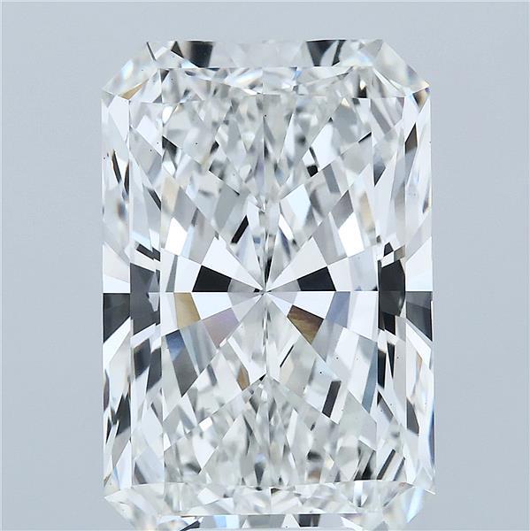 8.53 Carat Radiant Shaped, Ideal Cut, F Color, VS1 Clarity, IGI Certified Lab Grown Diamond