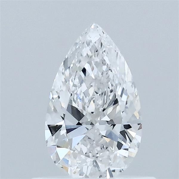 0.56 Carat Pear Shaped, Ideal Cut, D Color, VVS2 Clarity, IGI Certified Lab Grown Diamond