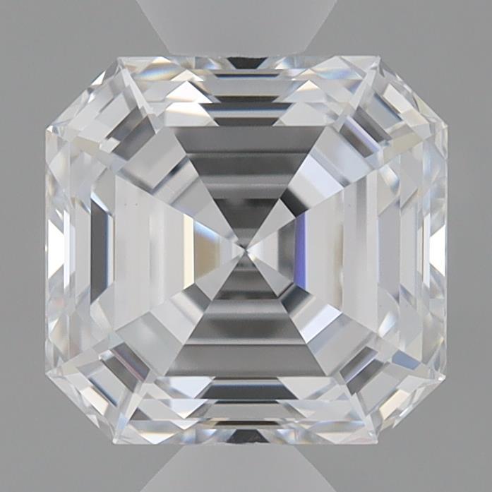 1.52 Carat Asscher Shaped, Ideal Cut, D Color, VVS2 Clarity, IGI Certified Lab Grown Diamond