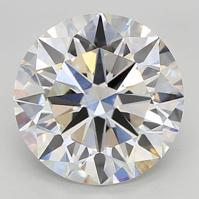 4.98 Carat Round Shaped, Excellent Cut, G Color, VVS2 Clarity, IGI Certified Lab Grown Diamond