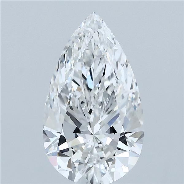 1.67 Carat Pear Shaped, Ideal Cut, E Color, VS1 Clarity, IGI Certified Lab Grown Diamond