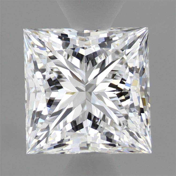 1.54 Carat Princess Shaped, Ideal Cut, D Color, VVS2 Clarity, IGI Certified Lab Grown Diamond