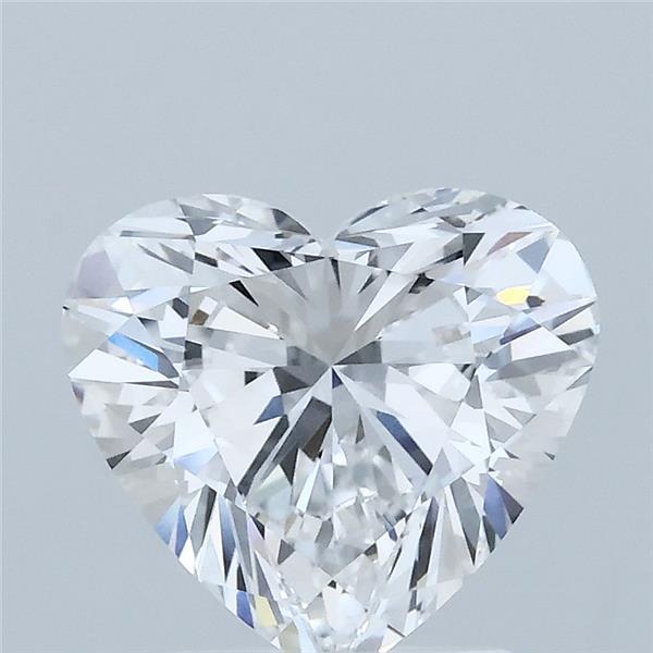 2.07 Carat Heart Shaped, Ideal Cut, D Color, VVS2 Clarity, IGI Certified Lab Grown Diamond