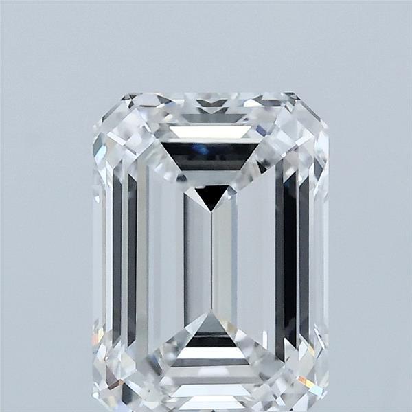 2.08 Carat Emerald Shaped, Ideal Cut, E Color, VVS2 Clarity, IGI Certified Lab Grown Diamond