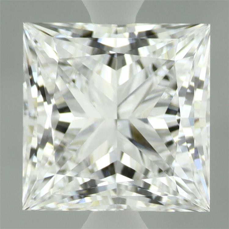 1.57 Carat Princess Shaped, Ideal Cut, D Color, VVS2 Clarity, IGI Certified Lab Grown Diamond