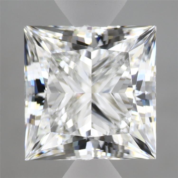 2.82 Carat Princess Shaped, Ideal Cut, E Color, VVS2 Clarity, IGI Certified Lab Grown Diamond