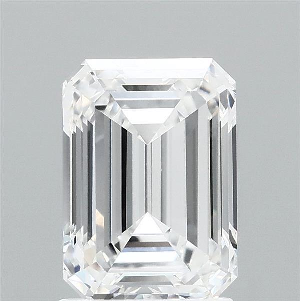1.86 Carat Emerald Shaped, Ideal Cut, D Color, VVS1 Clarity, IGI Certified Lab Grown Diamond