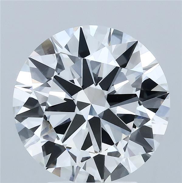 4.00 Carat Round Shaped, Excellent Cut, F Color, VVS2 Clarity, IGI Certified Lab Grown Diamond