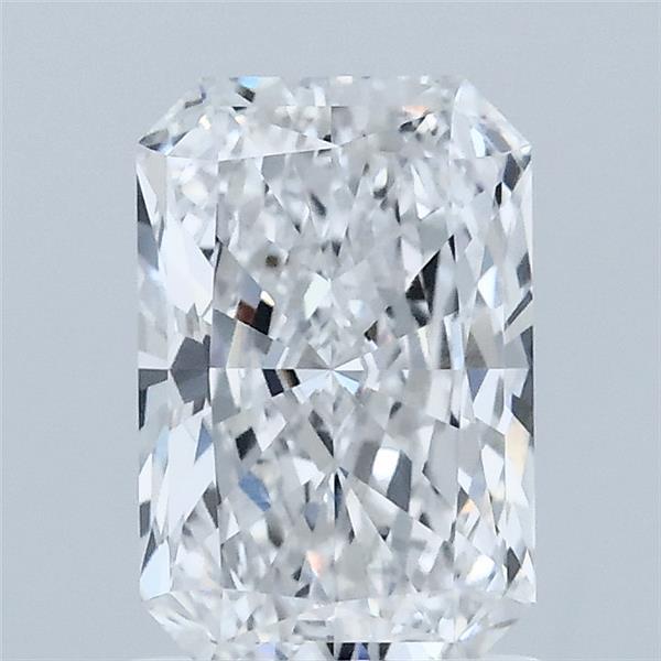 1.46 Carat Radiant Shaped, Ideal Cut, D Color, VVS2 Clarity, IGI Certified Lab Grown Diamond