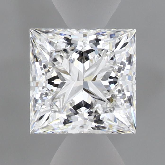 1.04 Carat Princess Shaped, Ideal Cut, E Color, VVS2 Clarity, IGI Certified Lab Grown Diamond