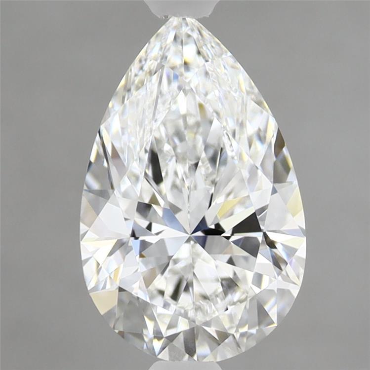 1.93 Carat Pear Shaped, Excellent Cut, D Color, VVS2 Clarity, IGI Certified Lab Grown Diamond