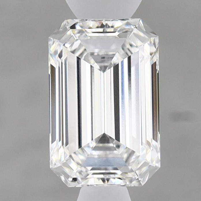 1.42 Carat Emerald Shaped, Ideal Cut, E Color, VVS2 Clarity, IGI Certified Lab Grown Diamond