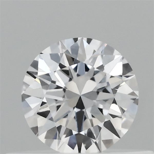 0.37 Carat Round Shaped, Excellent Cut, D Color, VVS2 Clarity, IGI Certified Lab Grown Diamond