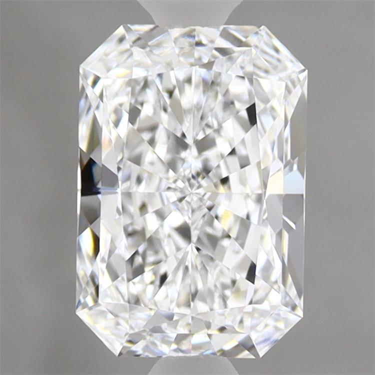1.58 Carat Radiant Shaped, Ideal Cut, D Color, VVS2 Clarity, IGI Certified Lab Grown Diamond