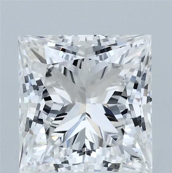 2.59 Carat Princess Shaped, Ideal Cut, E Color, VVS2 Clarity, IGI Certified Lab Grown Diamond