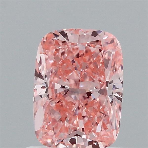 1.06 Carat Cushion Shaped, Excellent Cut, FANCY VIVID PINK Color, VVS2 Clarity, IGI Certified Lab Grown Diamond