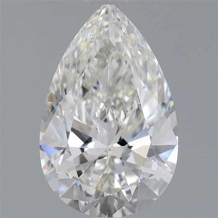1.58 Carat Pear Shaped, Ideal Cut, G Color, VVS2 Clarity, IGI Certified Lab Grown Diamond