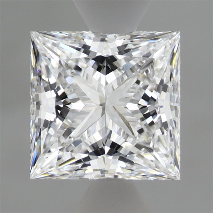 1.53 Carat Princess Shaped, Excellent Cut, D Color, VVS2 Clarity, IGI Certified Lab Grown Diamond