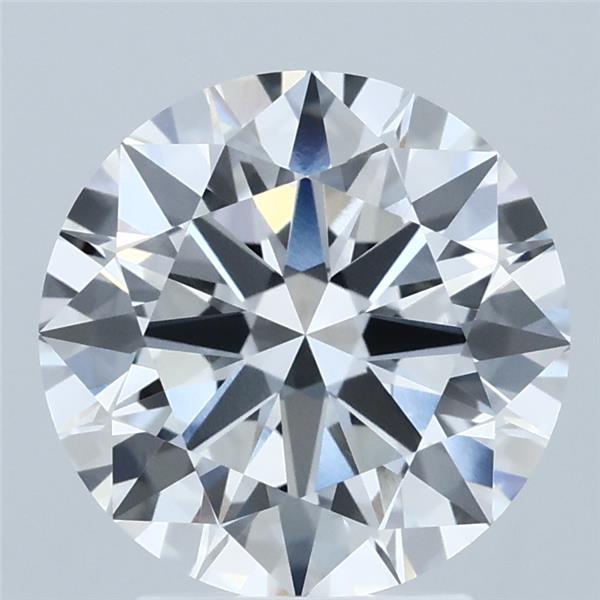 3.01 Carat Round Shaped, Excellent Cut, E Color, VVS2 Clarity, IGI Certified Lab Grown Diamond